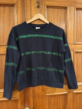 Dries Van Noten Striped Baggy Sweatshirt Sz M